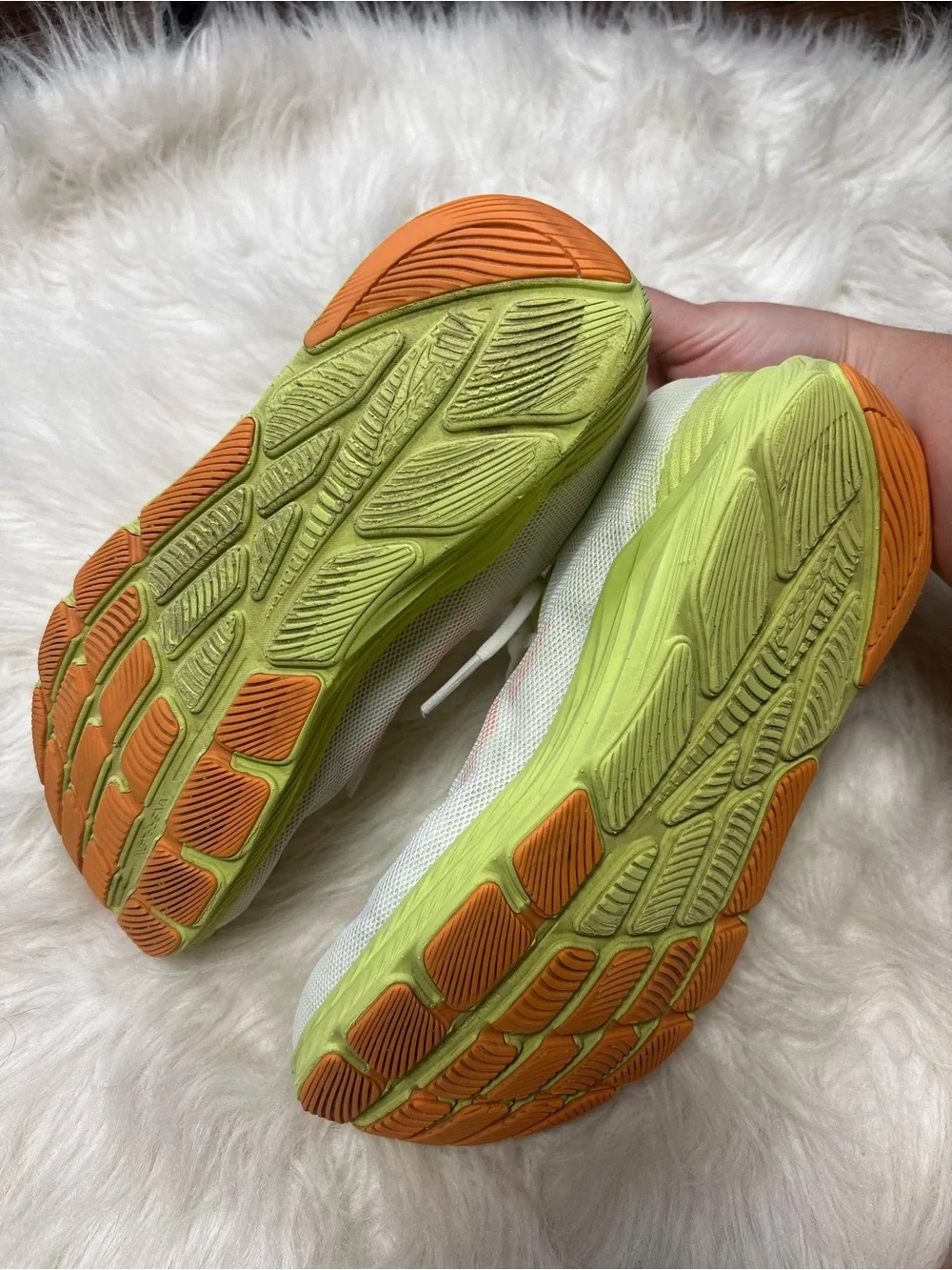 Altra Women’s Rivera 3 Road Running Shoes in White, Lime, & Orange - size 9